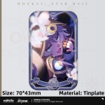 miHoYo HSR Amphoreus' Saga of Heroes Series Shiny Ticket Tinplate Badge Collectible Accessories